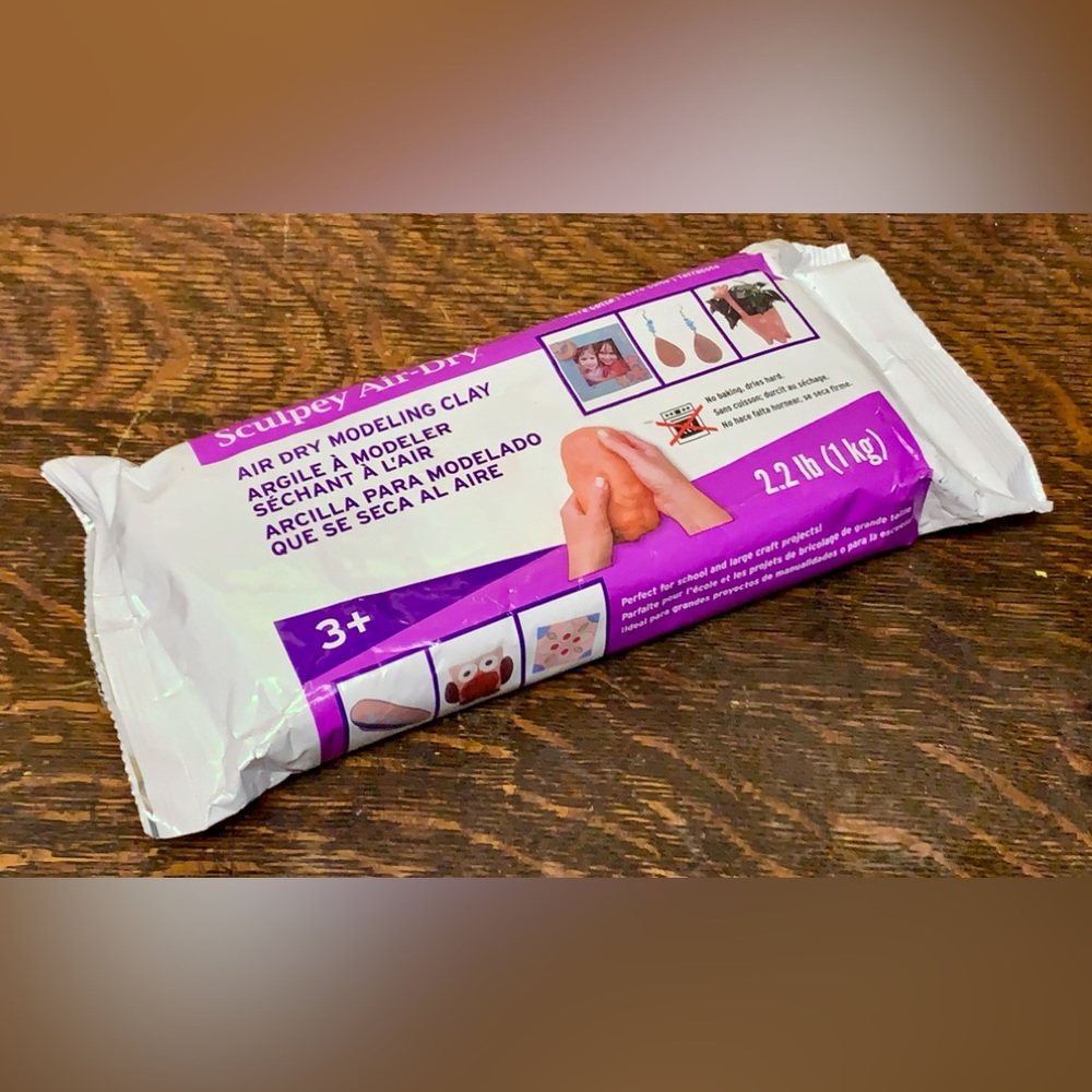 2.2 lbs Sculpey Air-Dry Terra Cotta Modeling Clay